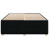 vidaXL Cadre de lit sans matelas noir 160x200 cm tissu