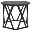 vidaXL Table d'appoint empilable 3 pcs Chêne noir