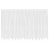 vidaXL Rideau en Dentelle Floral Blanc 180 x 400 cm Polyester