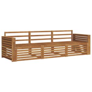 vidaXL Ensemble de canap&eacute;s d'ext&eacute;rieur 3 pc Naturel