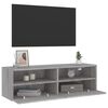 vidaXL Meuble TV mural sonoma gris 100x30x30 cm bois d'ingénierie
