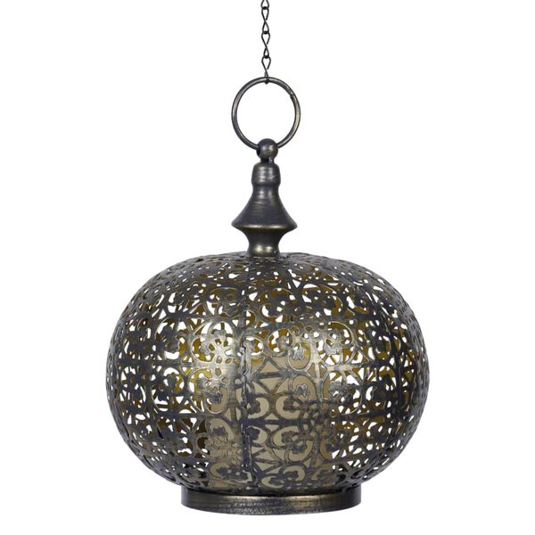 Luxform Lampe &agrave; LED orientale de jardin Tarsus Bronze antique
