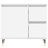 vidaXL Ensemble de meubles salle de bain 3 pcs blanc bois d'ingénierie