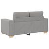 vidaXL | Ensemble de Canap&eacute;s | 2 pcs Gris 221 x 78 x 80 cm Tissu
