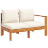 vidaXL Salon de jardin avec coussins 6 pcs bois d'acacia solide