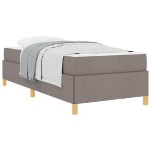 vidaXL Cadre de lit Taupe 80 x 200 cm tissu