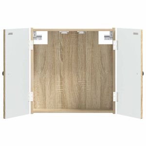vidaXL Cabinet pour cible BREDA Ch&ecirc;ne Sonoma 52,5 x 10,5 x 53,5 cm