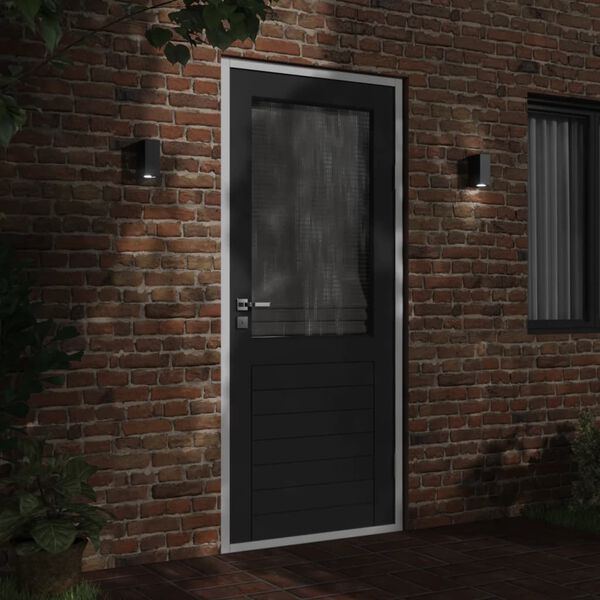 vidaXL Appliques murales extérieur 2 pcs aluminium moulé sous pression