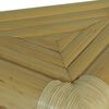 vidaXL Table de chevet 2 pcs 60 x 60 x 40 cm Bambou naturel