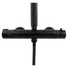 CORNAT Syst&egrave;me de douche de t&ecirc;te NOIR STYLE Noir