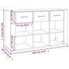 vidaXL Buffet Ch&ecirc;ne fum&eacute; 100x30x59,5 cm Bois d'ing&eacute;nierie