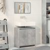 vidaXL Ensemble de meubles de salle de bain 2 pcs gris béton