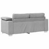 vidaXL Canap&eacute; 140cm Gris nuage tissu