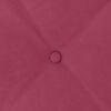 vidaXL Coussin de Dos Bordeaux 200 x 50 cm Tissu en velours c&ocirc;tel&eacute;
