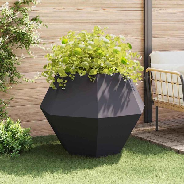 vidaXL Jardini&egrave;re 2 pcs Anthracite 100 x 100 x 80 cm Acier