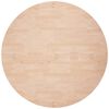 vidaXL Dessus de table rond &Oslash;80x4 cm Bois de ch&ecirc;ne massif non trait&eacute;