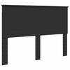 vidaXL Cadre de lit Noir 140 x 200 cm Bois de pin massif