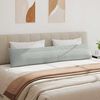 vidaXL Coussins de canap&eacute; 2 pcs Gris clair 200 x 40 cm