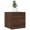vidaXL Meubles TV muraux 2 pcs Ch&ecirc;ne marron 30,5x30x30 cm