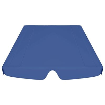 vidaXL Toit de rechange de balançoire bleu 188/168x145/110 cm