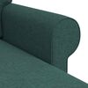 vidaXL Canap&eacute; Vert fonc&eacute; 215 x 138 x 80 cm tissu