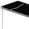 vidaXL Auvent manuel r&eacute;tractable sur pied 300x250 cm Anthracite