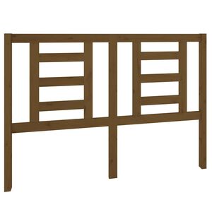 vidaXL T&ecirc;te de lit Marron miel 141x4x100 cm Bois massif de pin