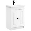 vidaXL Ensemble de mobilier de salle de bain Blanc 78,5 x 37,5 x 81 cm