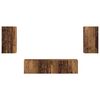 vidaXL Ensemble meuble TV 4 pcs Bois ancien Bois d'ing&eacute;nierie