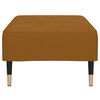 vidaXL Repose-pied Marron 78x56x32 cm Velours