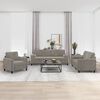 vidaXL Ensemble de canap&eacute;s 3 pcs coussins d&eacute;coratifs et coussins
