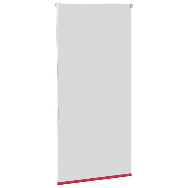 vidaXL Store enrouleur occultant rouge largeur du tissu 75,7 cm