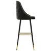 vidaXL Tabourets de bar lot de 2 gris fonc&eacute; velours