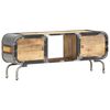 vidaXL Meuble TV 110x30x42 cm Bois massif de manguier