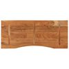 vidaXL Dessus de bureau 120x50x2,5 cm rectangulaire bois massif acacia
