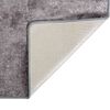 vidaXL Tapis lavable antid&eacute;rapant 80x300 cm Gris