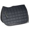 Set de selle &eacute;quitation 17,5" en cuir v&eacute;ritable 12 cm 5 en 1 noir