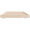 vidaXL Cadre de lit sans matelas 75x190 cm bois de pin massif