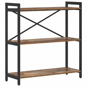 vidaXL &Eacute;tag&egrave;re 80 x 30 x 85 cm Bois d'ing&eacute;nierie Bois ancien