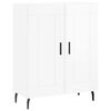 vidaXL Buffet Blanc brillant 69,5x34x90 cm Bois d'ing&eacute;nierie