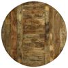 vidaXL Table de salle &agrave; manger 160 x 160 x 76 cm bois de manguier brut