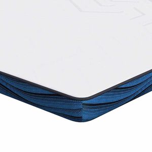 vidaXL Surmatelas 70 x 200 cm d&rsquo;&eacute;paisseur Tissu jacquard Blanc