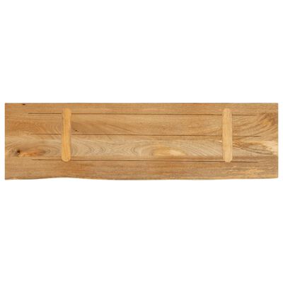 vidaXL Dessus de table à bord vivant 100x30x2,5cm bois massif manguier