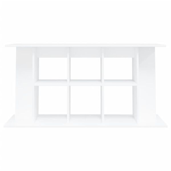 vidaXL Support pour aquarium blanc 120x40x60 cm bois d'ing&eacute;nierie