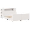 vidaXL Cadre de lit sans matelas blanc 120x190 cm bois de pin massif