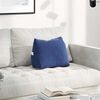 vidaXL Coussin de Dos Bleu police 45 x 20 x 35 cm