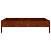 vidaXL Lit sur&eacute;lev&eacute; de jardin 100x100x26 cm acier corten