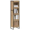 vidaXL Biblioth&egrave;que Ch&ecirc;ne artisan 80 x 30 x 155 cm Bois d'ing&eacute;nierie