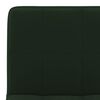 vidaXL Chaises pivotantes &agrave; manger lot de 4 vert fonc&eacute; velours