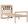 vidaXL Lit biblioth&egrave;que sans matelas 90x190 cm bois de pin massif